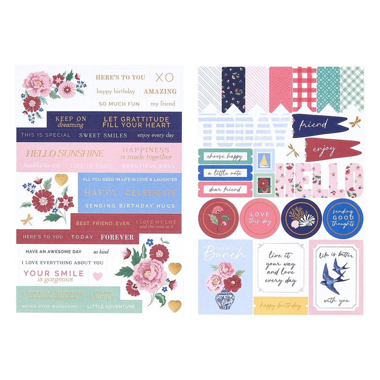 Spellbinders Cardstock Sticker Pack From Rosie's Studio-Bayfair